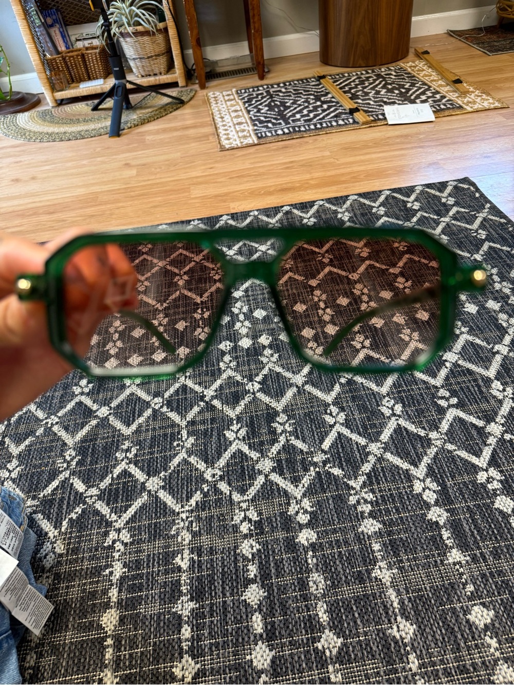 Green sunglasses